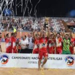 Arroyos y Esteros se consagró campeón del Interligas de Fútbol Playa