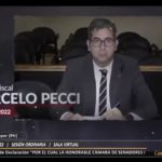 Cámara de Senadores emite reconocimiento a fiscal Pecci
