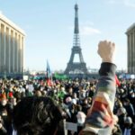 Disturbios en Francia en otra jornada de protestas contra la reforma jubilatoria de Macron