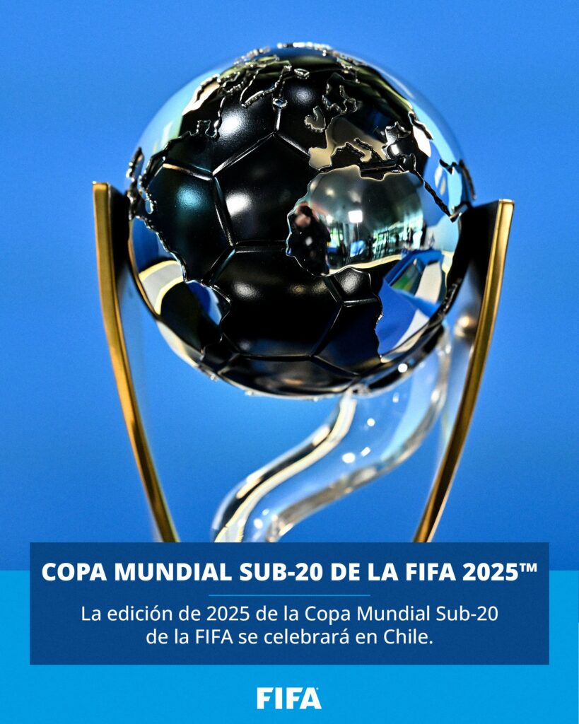 FIFA confirmó que Chile será sede de la Copa del Mundo Sub 20 masculina