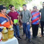 Santiago Peña visita a familias afectadas por inundaciones en Misiones