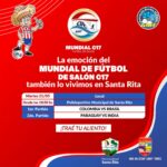 Arranca este lunes en Alto Paraná el mundial C17 de futbol de salón
