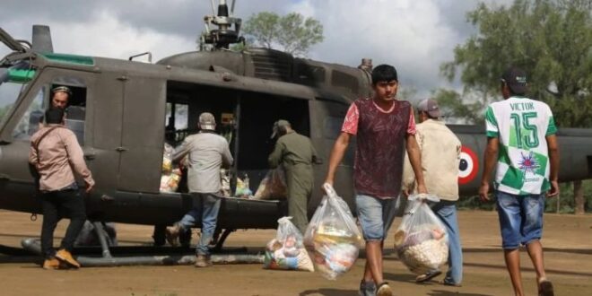 Entregan casi 9.000 kilos de alimentos a familias afectadas por crecida ...