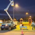 Avanza iluminación de la Ruta PY02 en el distrito de Juan E. O’Leary