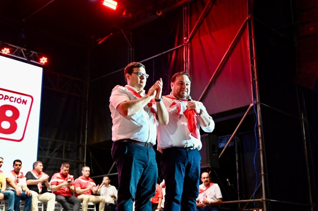 Chito Ortiz resalta apoyo a la Lista 1 en cierre de campaña en Luque