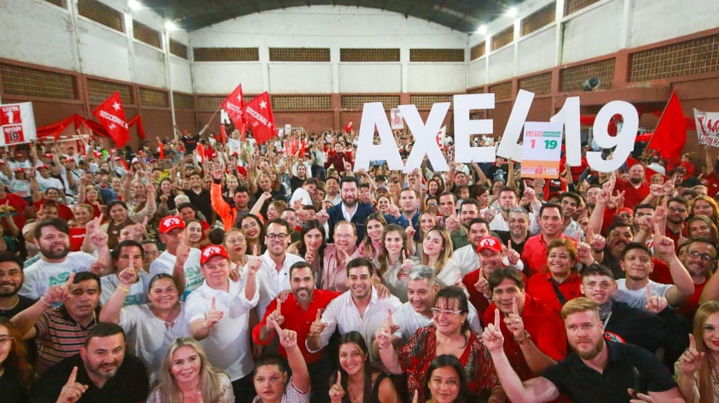 Camilo resalta la importancia de los jóvenes en el cierre de campaña de Axel Mongelos